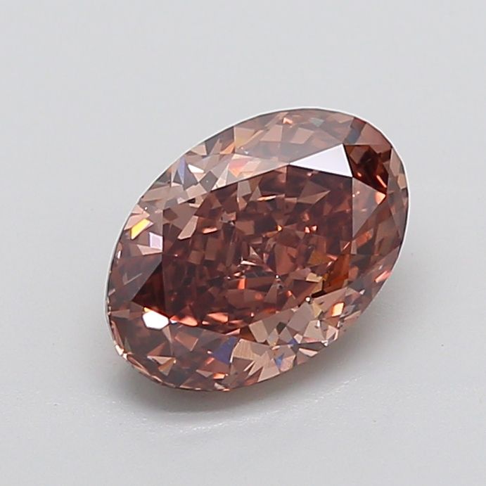 Oval Fancy Brown Lab-grown Diamond 3.12ct VS2 loose diamond