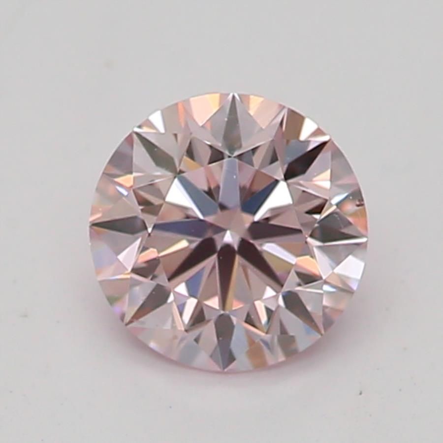 Round Fancy Light Pink Natural Diamond 0.25ct VS2 loose diamond