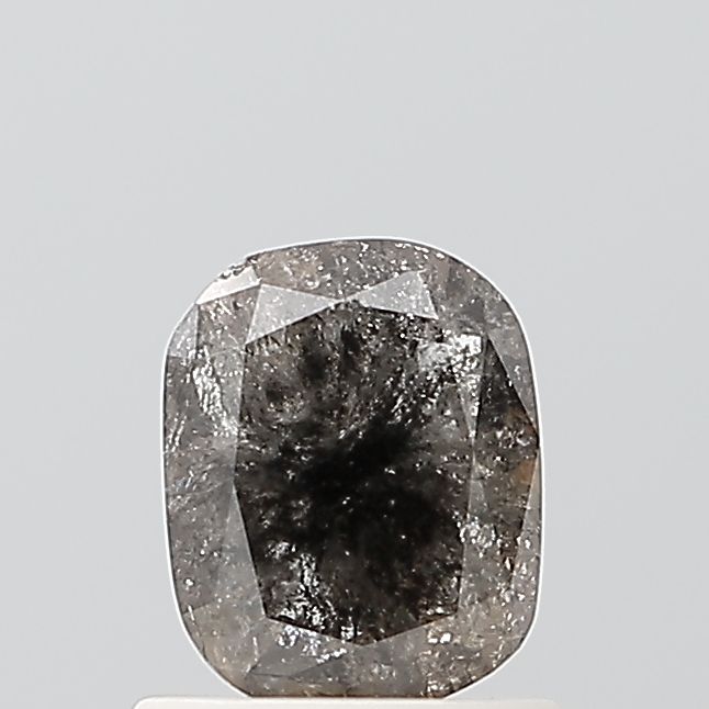 Cushion Salt And Pepper Natural Diamond 0.89ct VS1 loose diamond