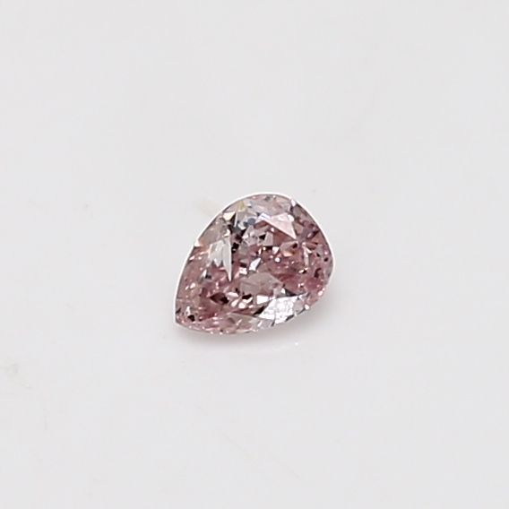 Pear Fancy Pink Natural Diamond 0.13ct loose diamond