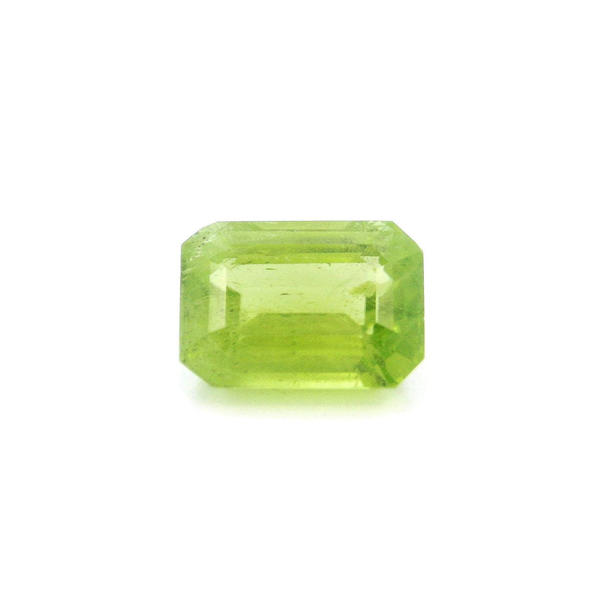 Octagonal Green Peridot 2.65ct loose gemstone