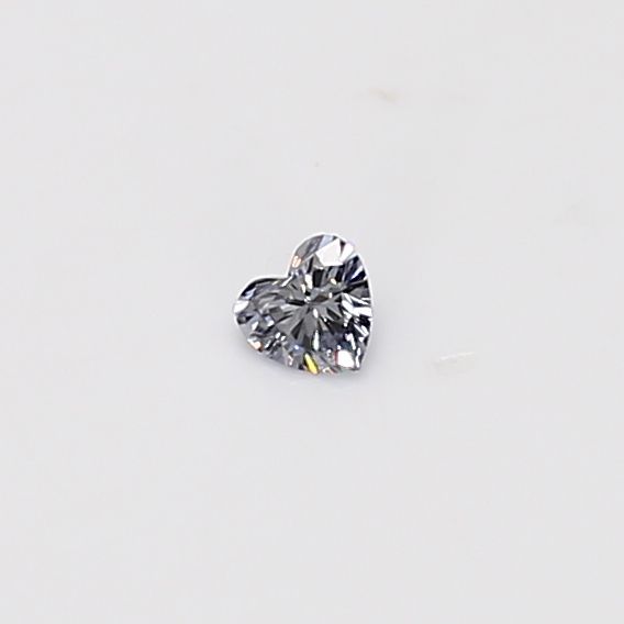 Heart Fancy Light Gray Natural Diamond 0.05ct loose diamond