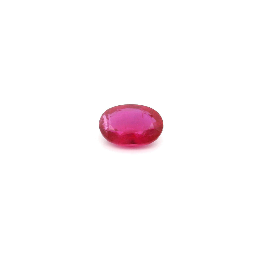 Oval Red Ruby 0.63ct loose gemstone