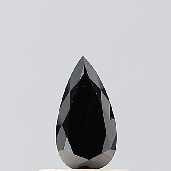 Pear Black Natural Diamond 0.39ct VVS2 loose diamond