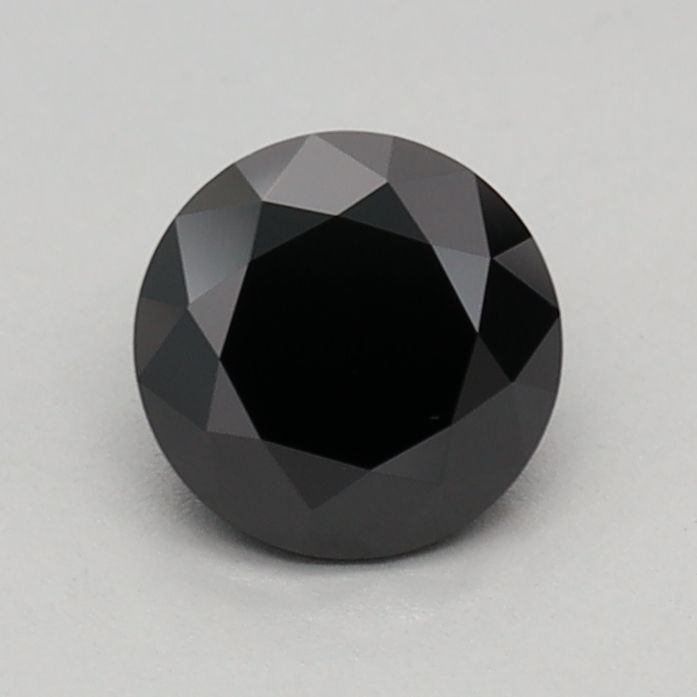 Round Fancy Black Lab-grown Diamond 0.54ct loose diamond