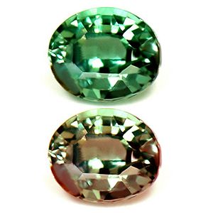 Oval Green Alexandrite 0.38ct loose gemstone