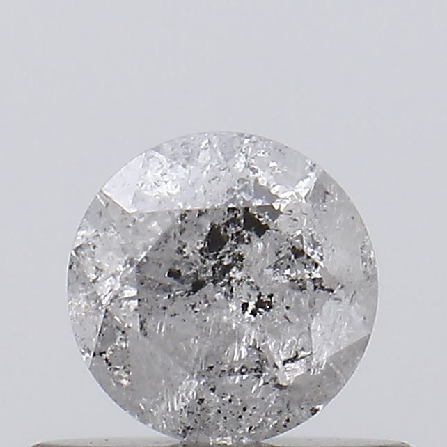 Round Salt And Pepper Natural Diamond 0.44ct I3 loose diamond
