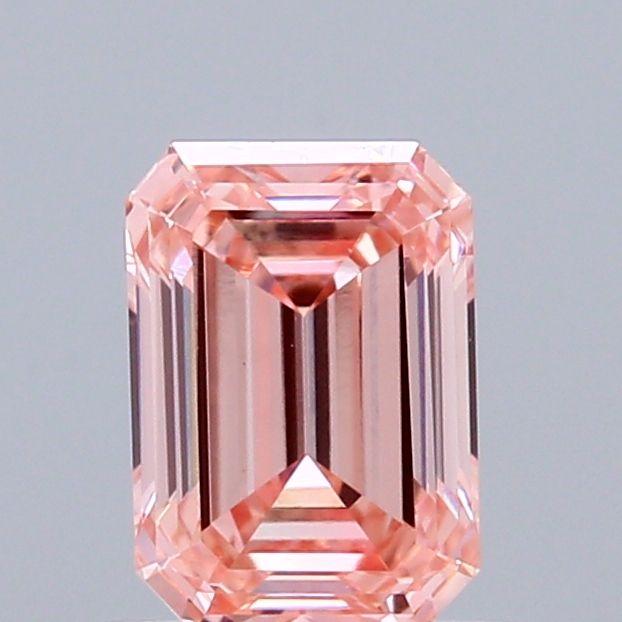 Emerald Fancy Intense Pink Lab-grown Diamond 0.77ct VS1 loose diamond