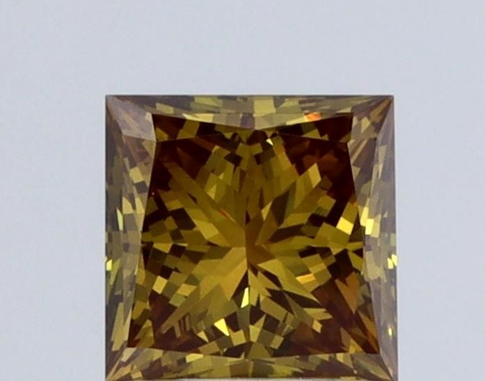 Princess Brown Lab-grown Diamond 0.89ct VS1 loose diamond