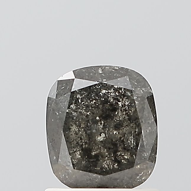 Cushion Salt And Pepper Natural Diamond 1.22ct VS1 loose diamond