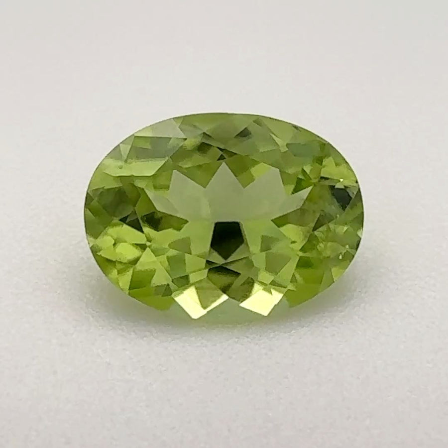Oval Green Peridot 1.19ct loose gemstone