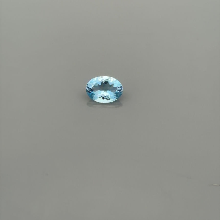 Oval Blue Aquamarine 0.77ct loose gemstone