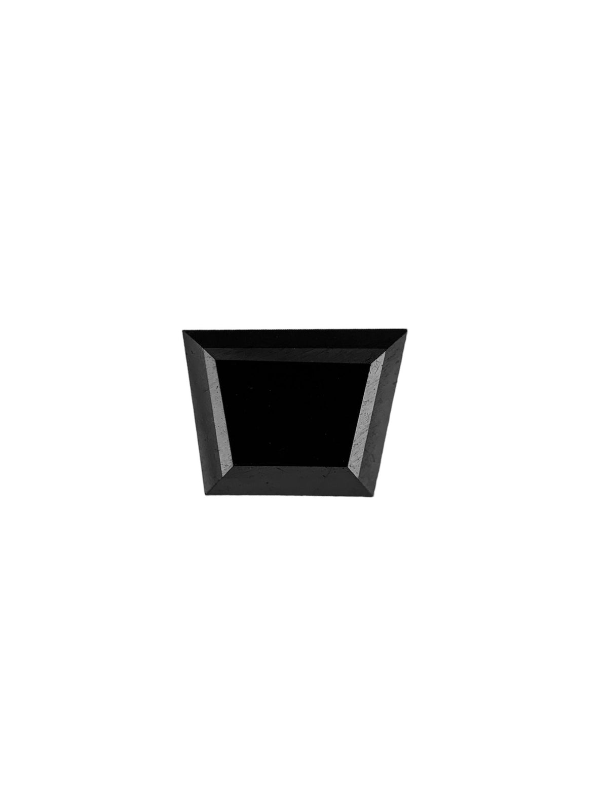Trapezoid Fancy Black Natural Diamond 1.5ct VVS2 loose diamond