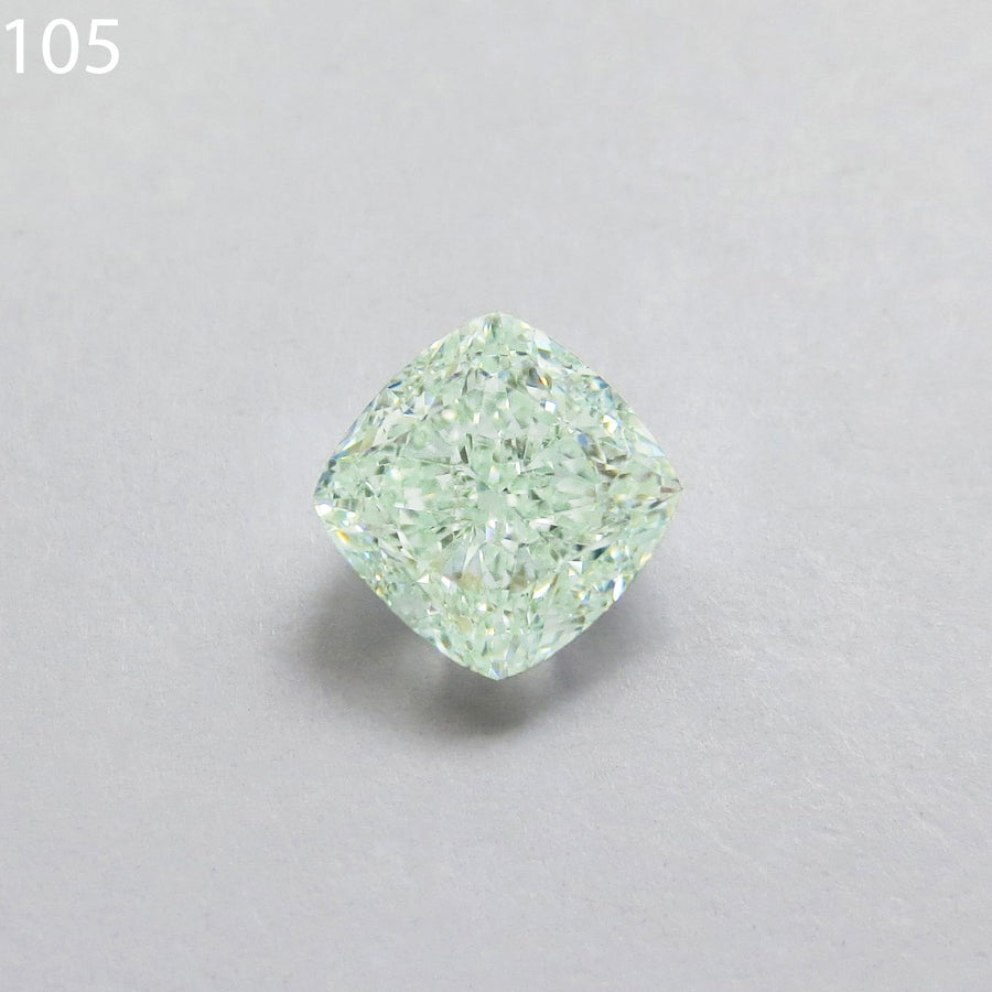Cushion Light Green Natural Diamond 2.01ct SI1 loose diamond