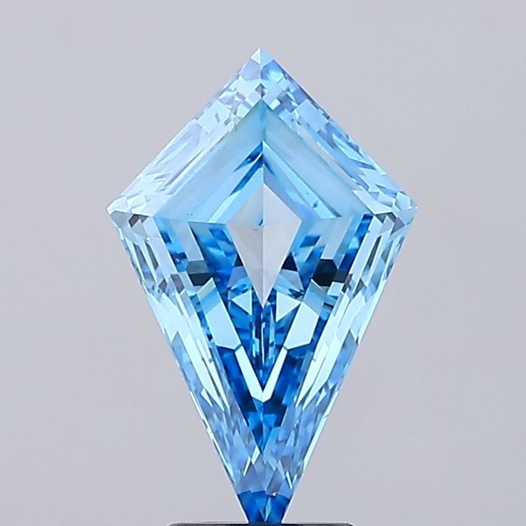 Kite Fancy Vivid Blue Lab-grown Diamond 3.53ct VS1 loose diamond