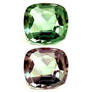 Cushion Green Alexandrite 0.27ct loose gemstone