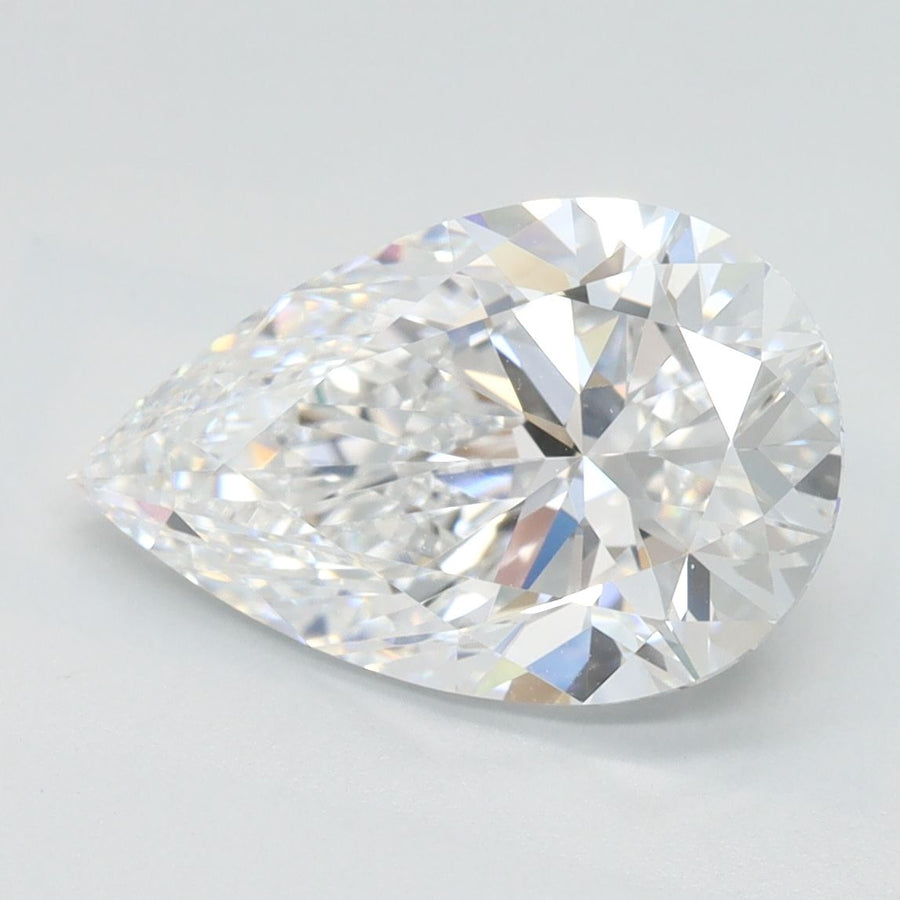 Pear Lab-Grown Diamond 2.72ct D IF