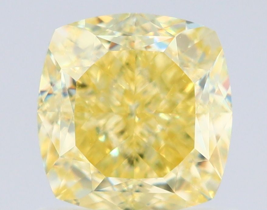 Cushion Fancy Yellow Natural Diamond 1.2ct VS1 loose diamond