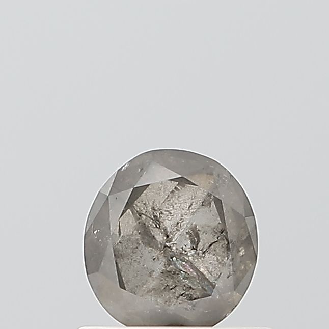 Oval Salt And Pepper Natural Diamond 0.66ct VS1 loose diamond