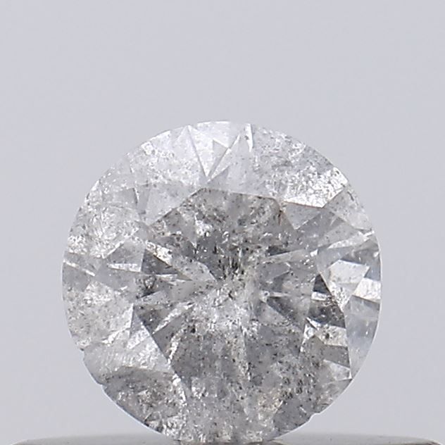 Round Salt And Pepper Natural Diamond 0.3ct I3 loose diamond