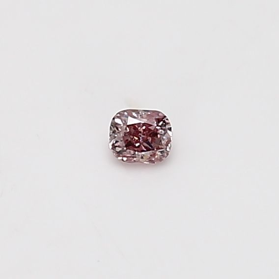 Cushion Fancy Intense Pink Natural Diamond 0.07ct loose diamond