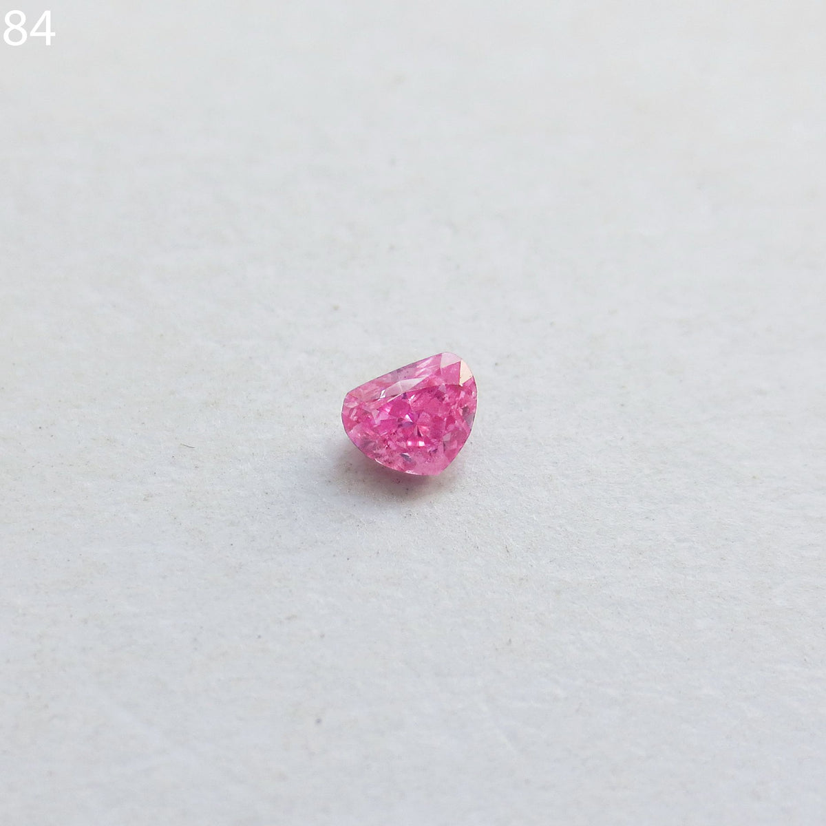 Heart Fancy Vivid Purplish Pink Natural Diamond 0.11ct loose diamond