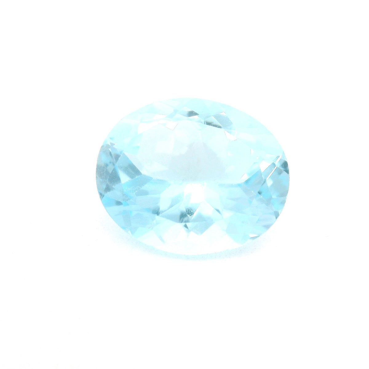 Oval Blue Topaz 5.41ct loose gemstone