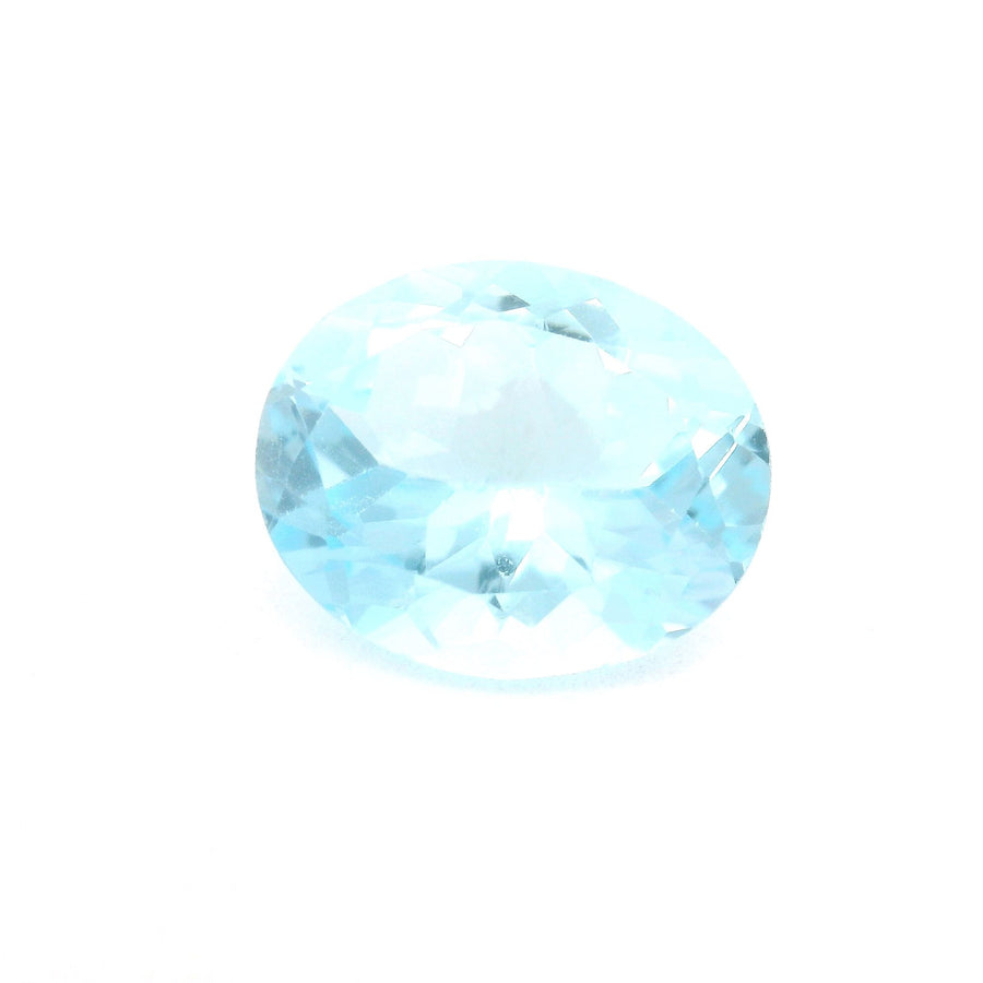 Oval Blue Topaz 5.41ct loose gemstone