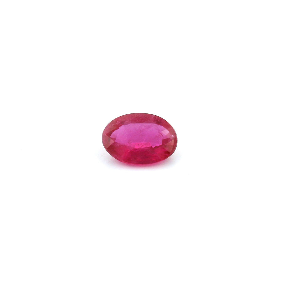 Oval Red Ruby 0.66ct loose gemstone