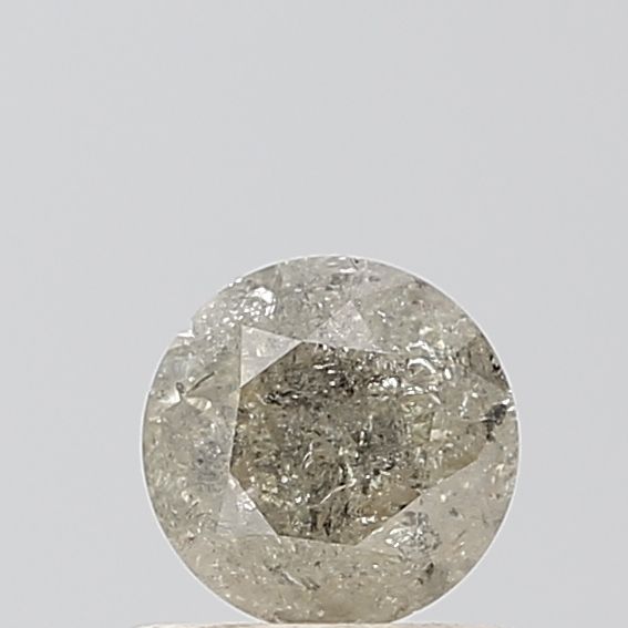 Round Salt And Pepper Natural Diamond 0.54ct VS2 loose diamond