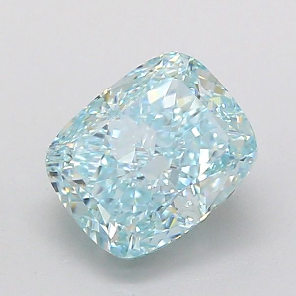 Cushion Fancy Intense Green Lab-grown Diamond 1.3ct VVS2 loose diamond