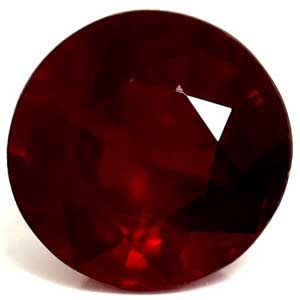 Round Red Ruby 1.38ct loose gemstone