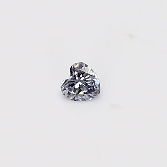 Heart Fancy Light Gray Natural Diamond 0.05ct loose diamond