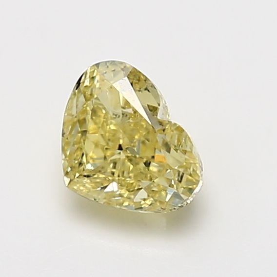 Heart Fancy Intense Yellow Natural Diamond 1.01ct SI2 loose diamond