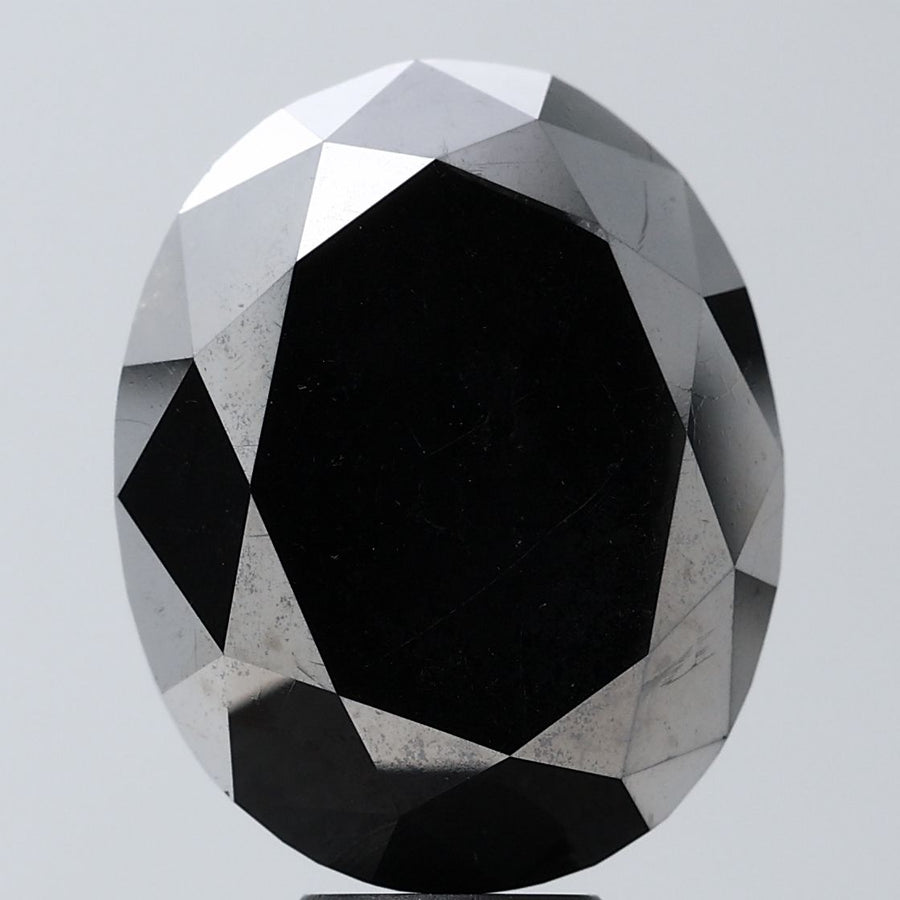 Oval Black Natural Diamond 2.48ct VVS1 loose diamond