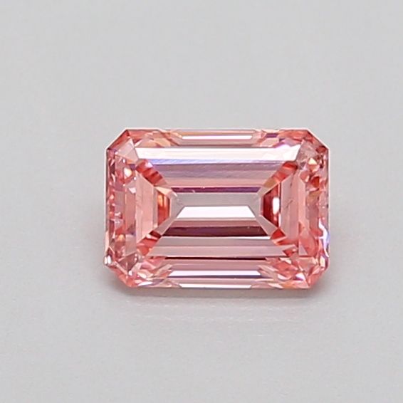Emerald Fancy Orange Lab-grown Diamond 0.43ct SI2 loose diamond