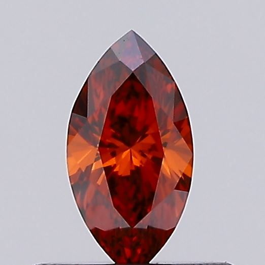Marquise Fancy Deep Orange Lab-grown Diamond 0.32ct VS1 loose diamond