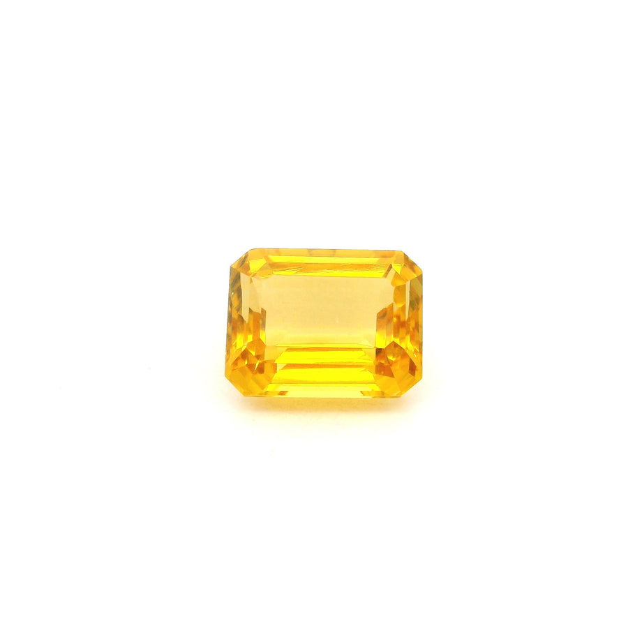 Octagonal Yellow Heliodor 3.36ct loose gemstone