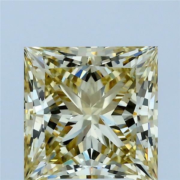Princess Fancy Yellow Lab-grown Diamond 3.05ct VS2 loose diamond