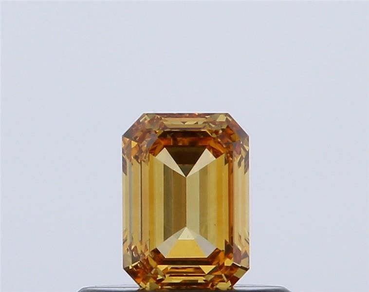 Emerald Fancy Deep Orange Natural Diamond 0.35ct SI1 loose diamond