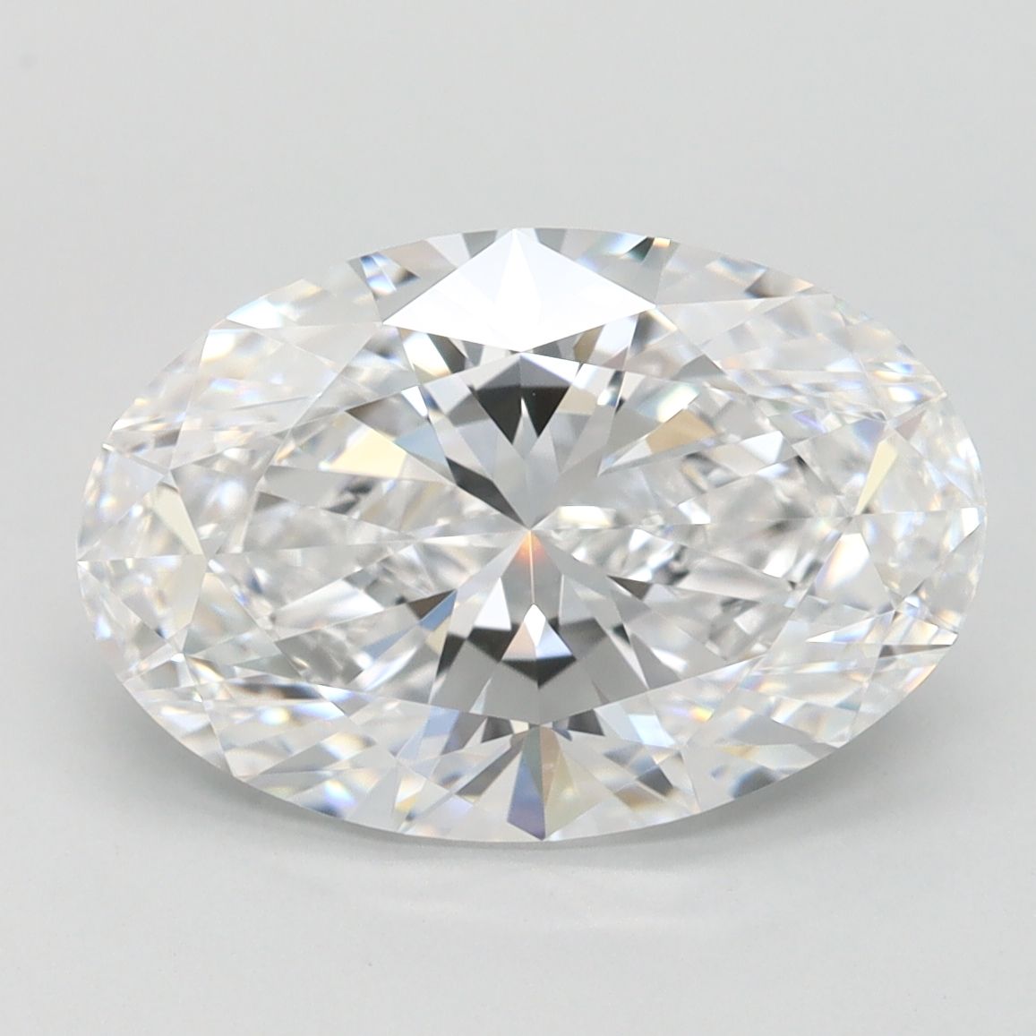 Oval Lab-Grown Diamond 3.11ct D IF
