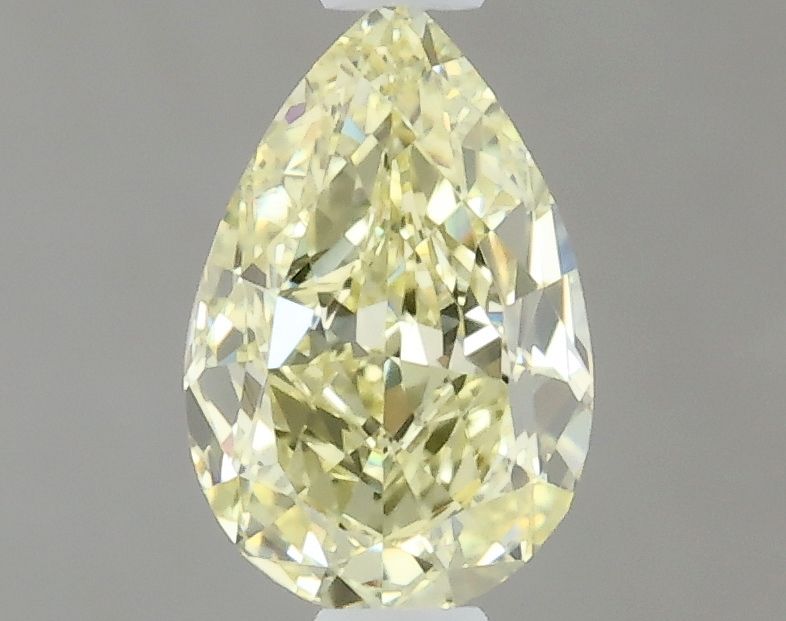 Pear Faint Yellow Natural Diamond 0.5ct VS1 loose diamond