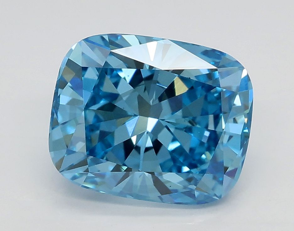 Cushion Fancy Vivid Blue Lab-grown Diamond 2.23ct VS2 loose diamond