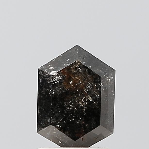 Hexagonal Salt And Pepper Natural Diamond 1.09ct VS2 loose diamond