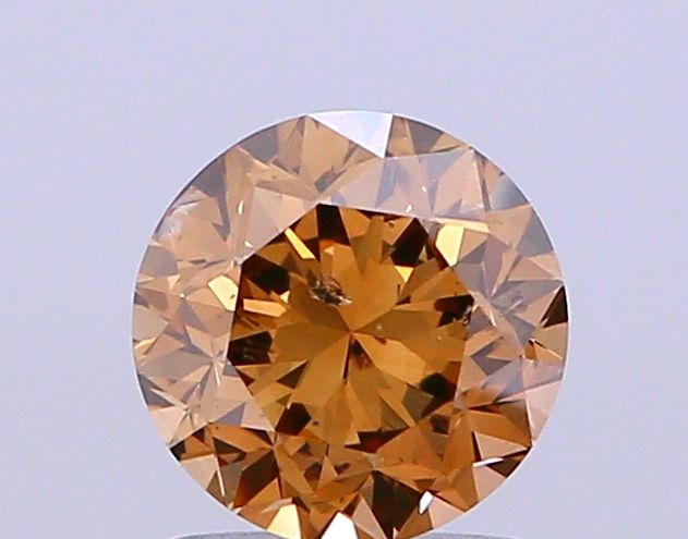 Round Fancy Brown Natural Diamond 1.18ct SI2 loose diamond