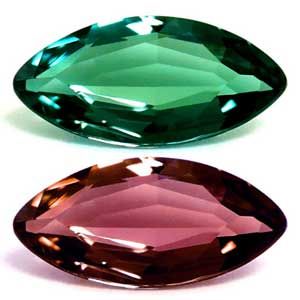 Marquise Green Alexandrite 0.1ct loose gemstone