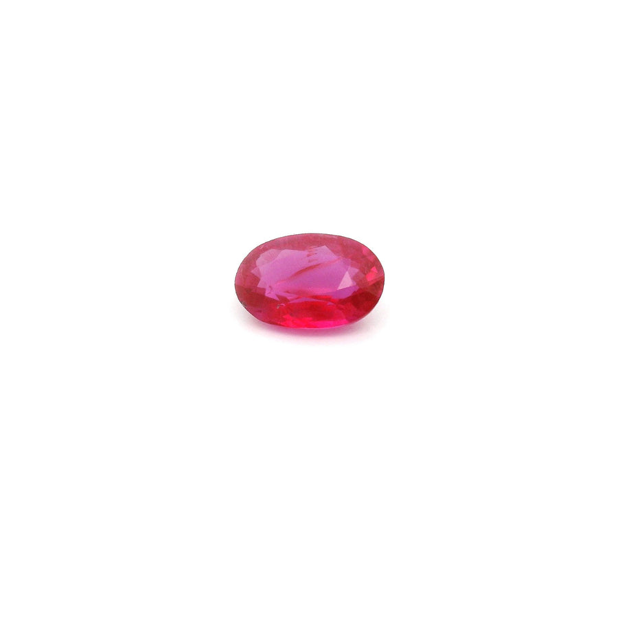 Oval Red Ruby 0.55ct loose gemstone