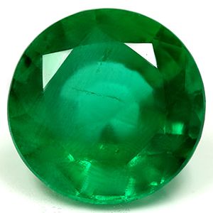Round Green Emerald 2.09ct loose gemstone