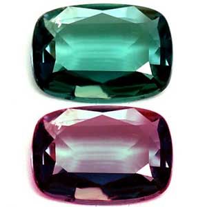 Cushion Green Alexandrite 0.13ct loose gemstone