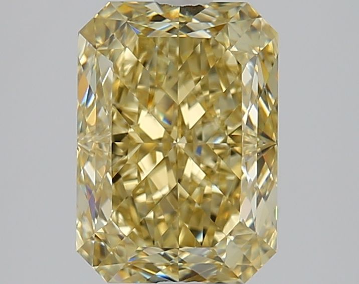 Radiant Fancy Yellow Natural Diamond 2.13ct IF loose diamond